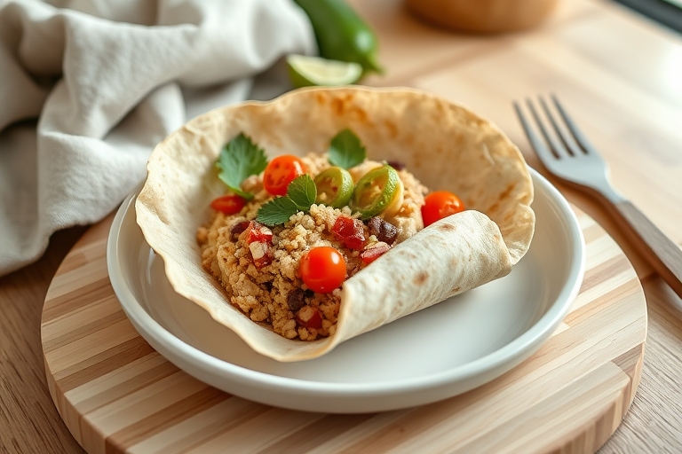 Wrap bowl met hummus & quinoa