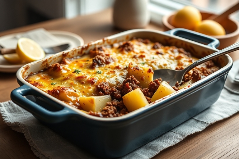 Ovenschotel met gehakt