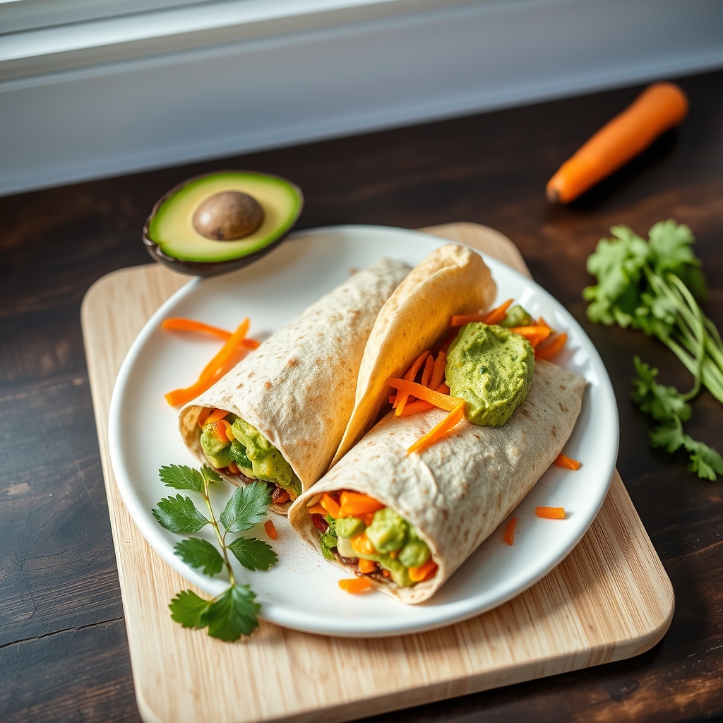 Mexicaanse wraps met avocadospread