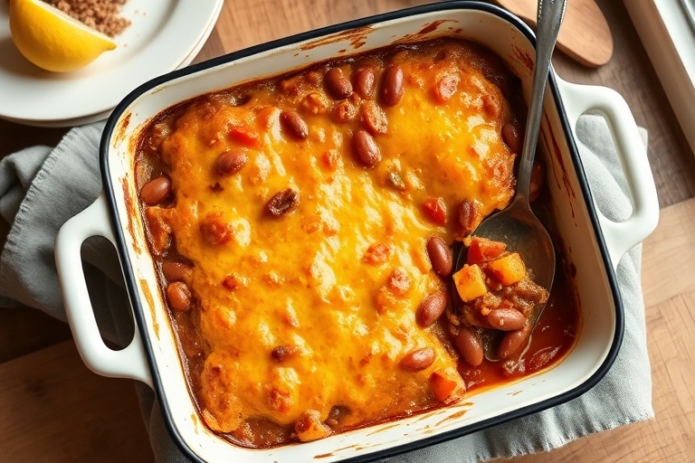 Mexicaanse bonenovenschotel