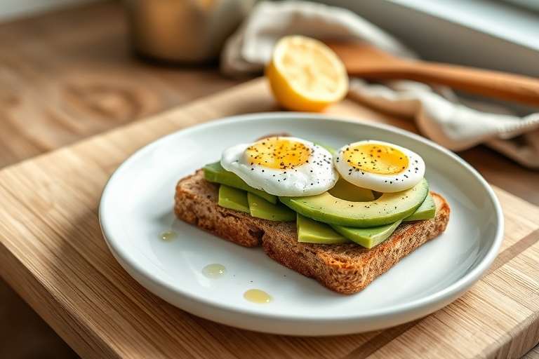 Avocado toast met ei