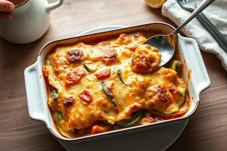 Vegetarische groentelasagne