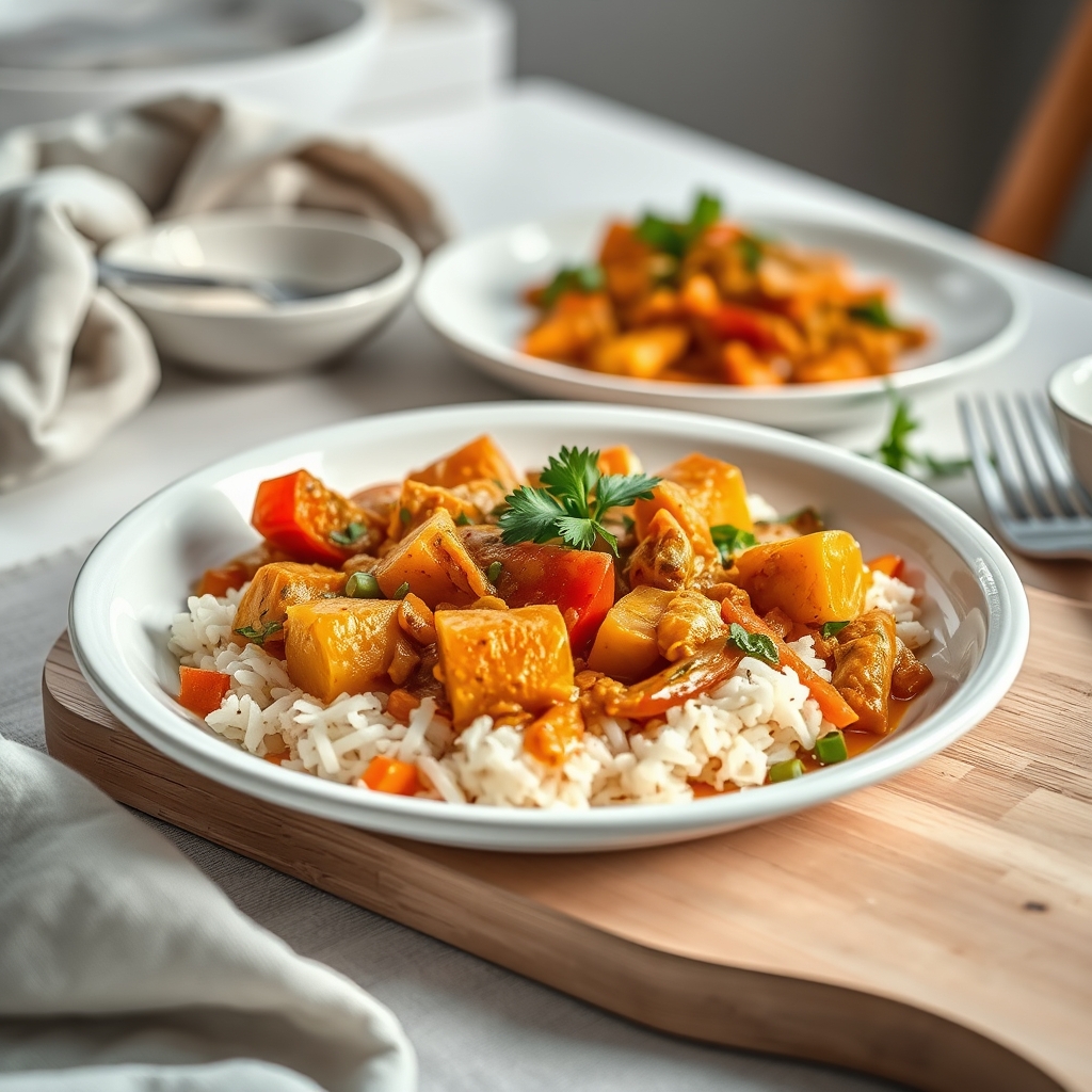 Linzencurry met bloemkool