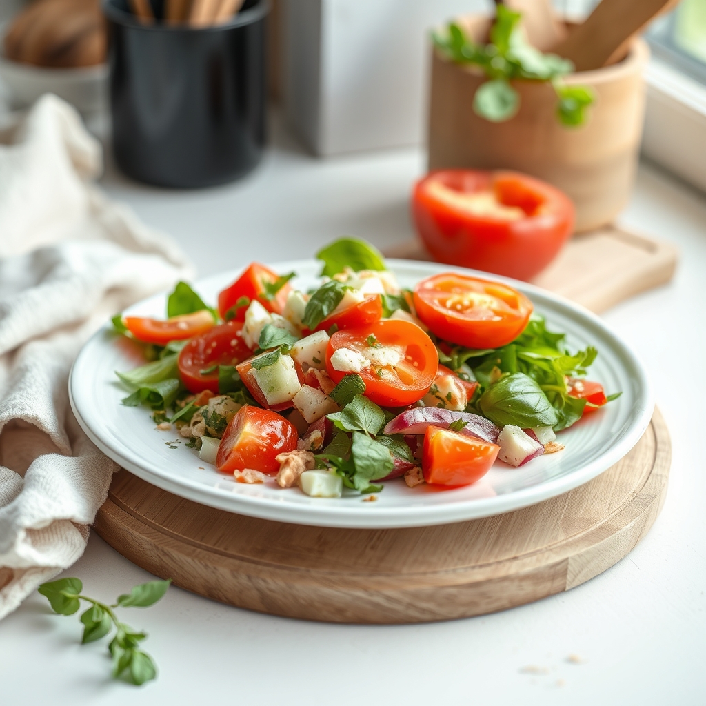 Griekse salade rijk gevuld