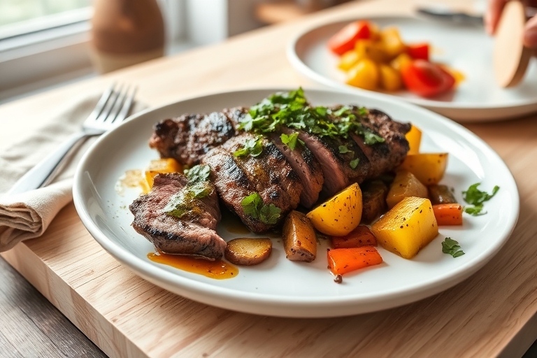Entrecote met chimichurri