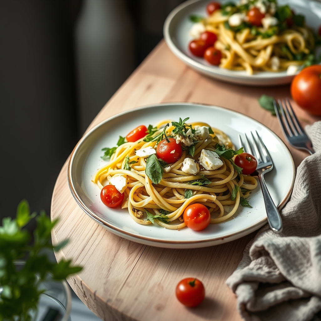 Rucola pesto pasta