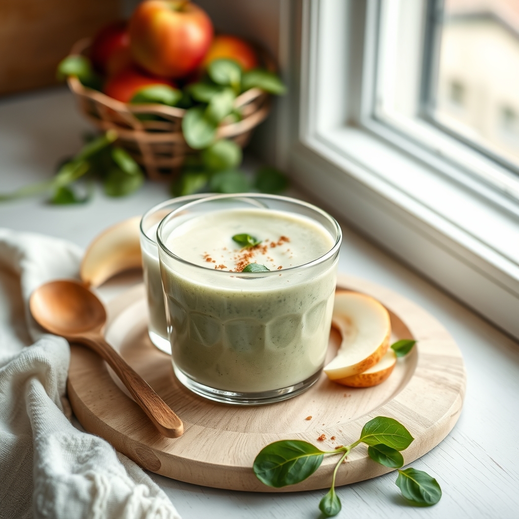 Smoothie spinazie en banaan