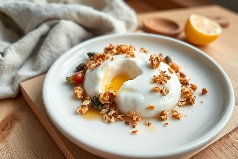 Yoghurt met honing en granola