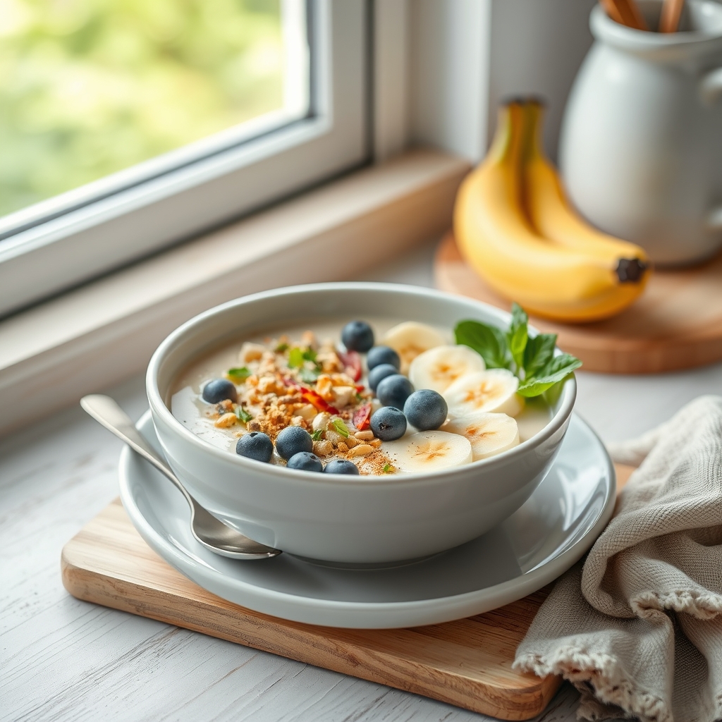 Smoothiebowl met bessen