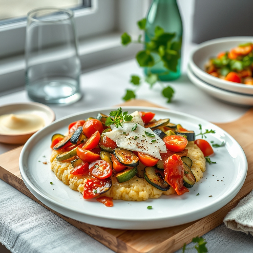 Gegrilde groenteschotel