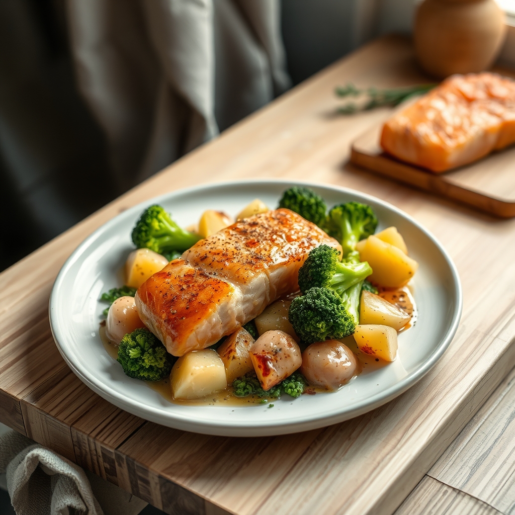 Zalm aardappel ovenschotel
