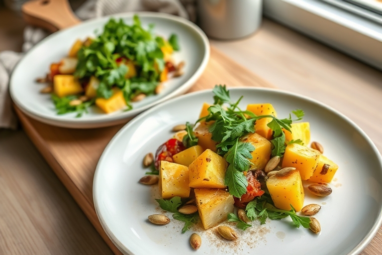 Bietjes met sinaasappel salade
