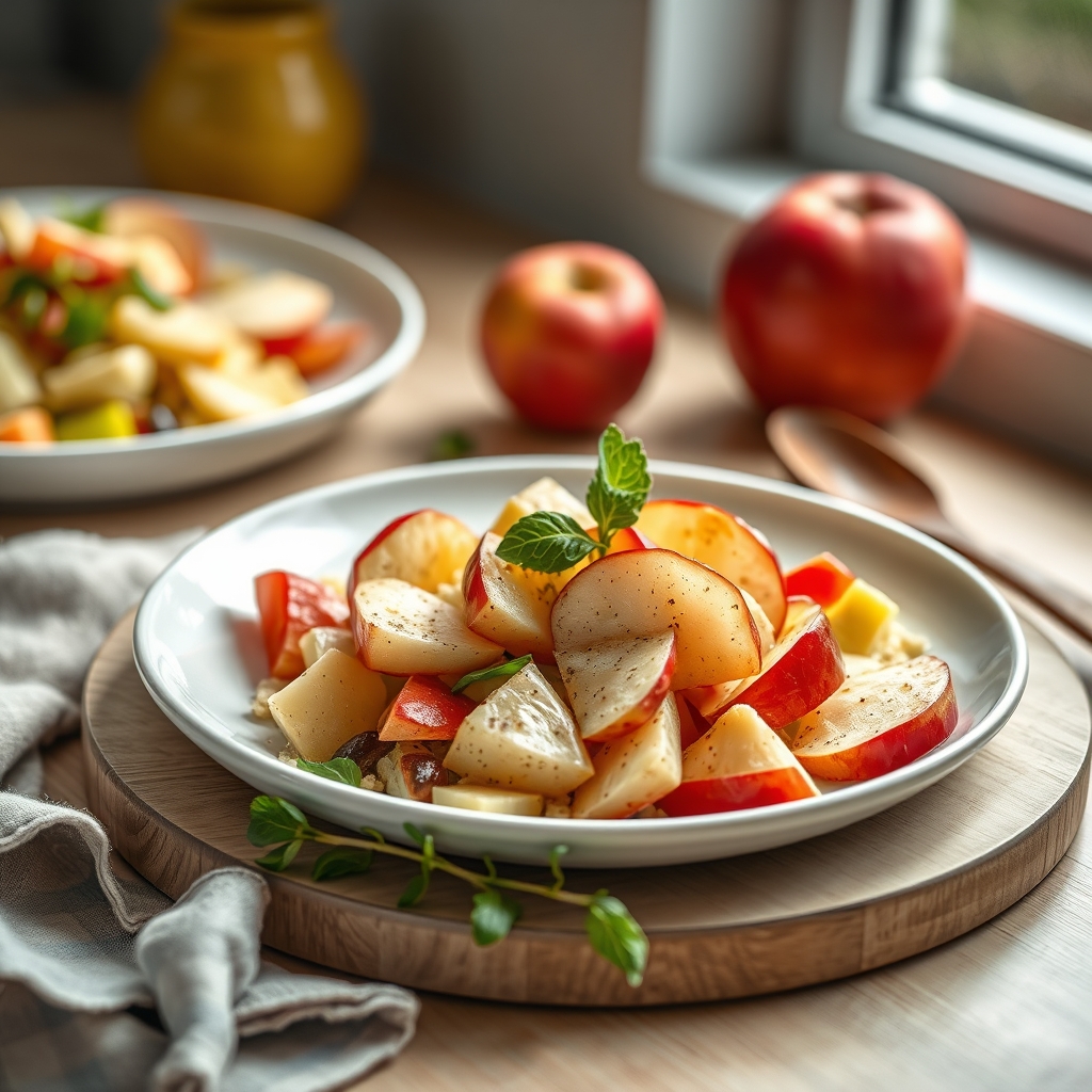 Waldorfsalade met fruit