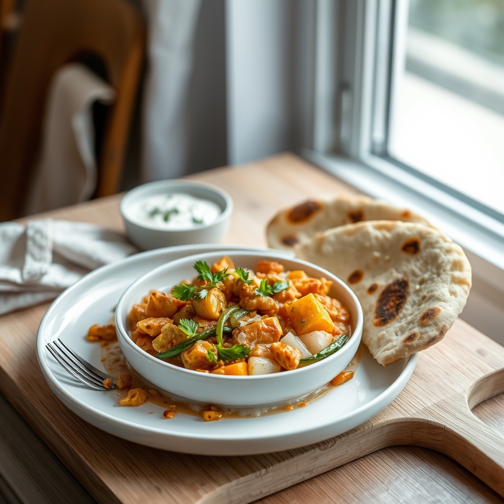 Kokos-linzen curry