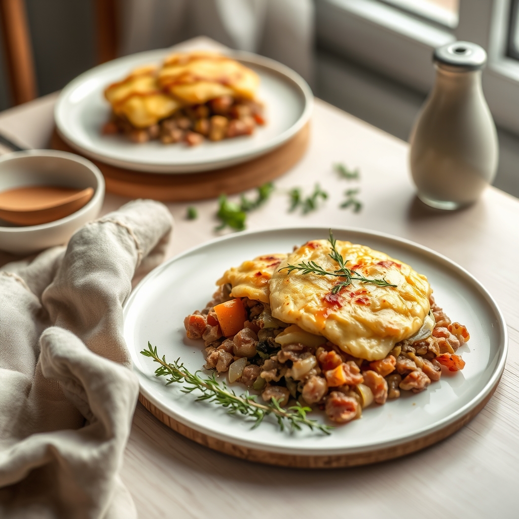 Shepherd's pie met aardappelpuree