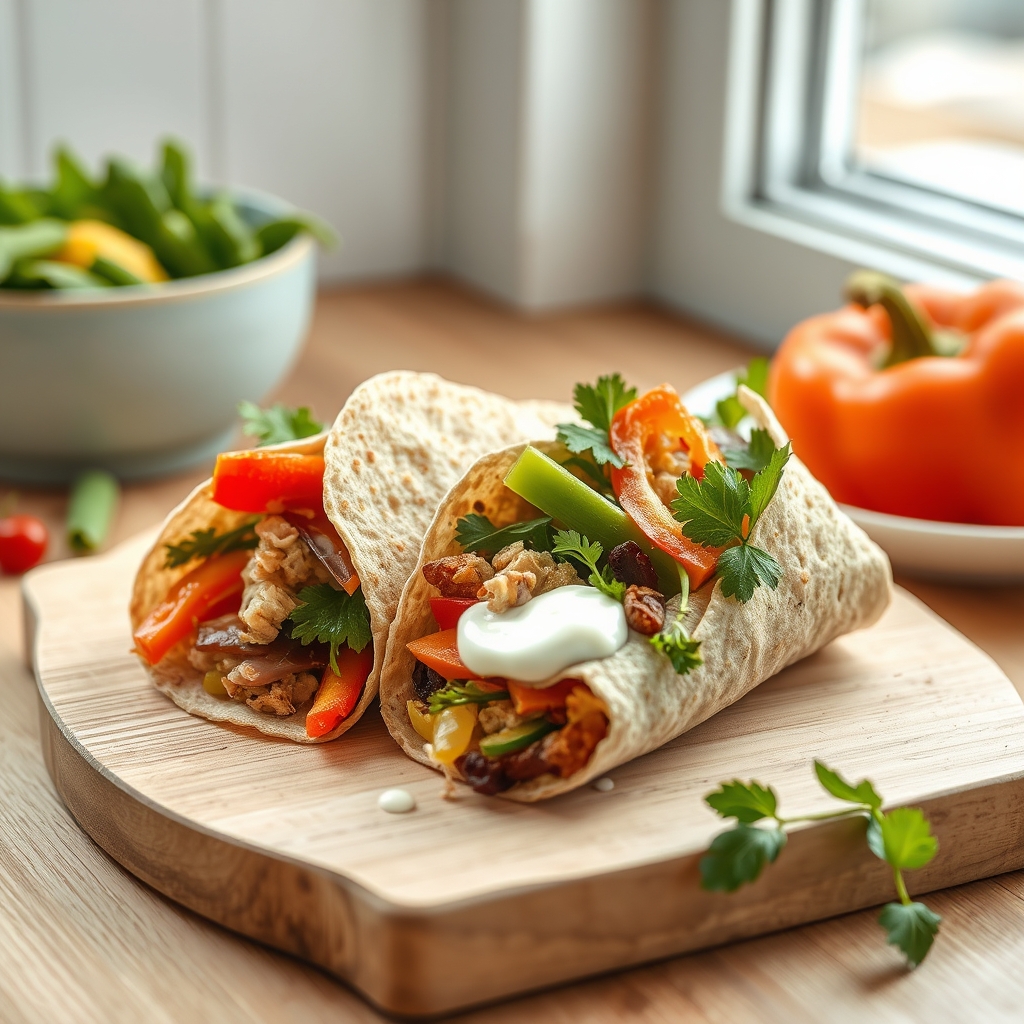 Geroosterde groenten wraps
