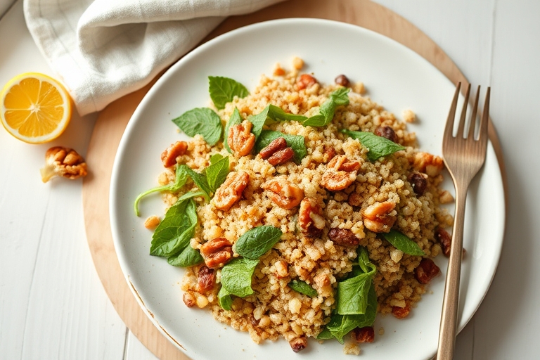 Luxe salade met geitenkaas