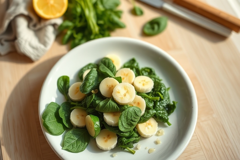 Smoothiebowl met spinazie